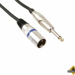 Professionele Xlr Kabel - Xlr Mannelijk Naar Monojack 6.35mm Mannelijk (1.5M)