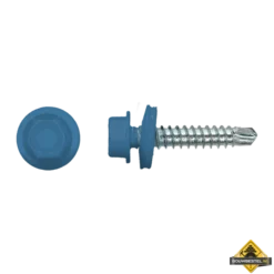 Zelfborende Schroef 4,8x35mm Verzinkt RAL5007 | 100 Stuks