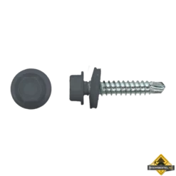 Zelfborende Schroef 4,8x35mm Verzinkt RAL7015 | 100 Stuks