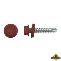 Zelfborende Schroef 4,8x35mm Verzinkt RAL3009 | 100 Stuks