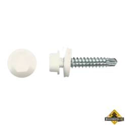 Zelfborende Schroef 4,8x35mm Verzinkt RAL9010 | 100 Stuks