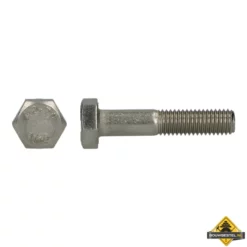 Zeskantbout Staal A2-70 DIN 931 M10x40mm RVS | 100 Stuks