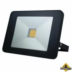 Zwarte Design LED-schijnwerper Met Bewegingsmelder - 50 W - Neutraalwit