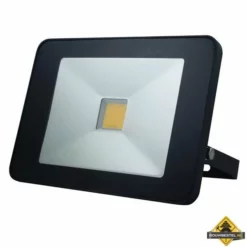 Zwarte Design LED-schijnwerper Met Beweginsmelder - 30 W - Neutraalwit