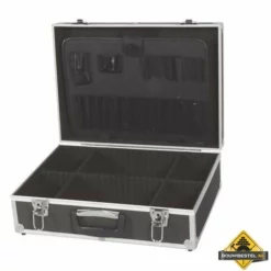 Zwarte Gereedschapskoffer Met Aluminium Frame - 455 X 330 X 152 Mm