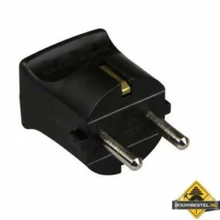 Zwarte Stekker Met Aarde