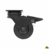 Zwenkwiel+rem Zwart Rubber Los Ø50mm/ Laadcap. 40KG -hulpmiddel Verkoopwinkel zwenkwiel 50mm 40kg